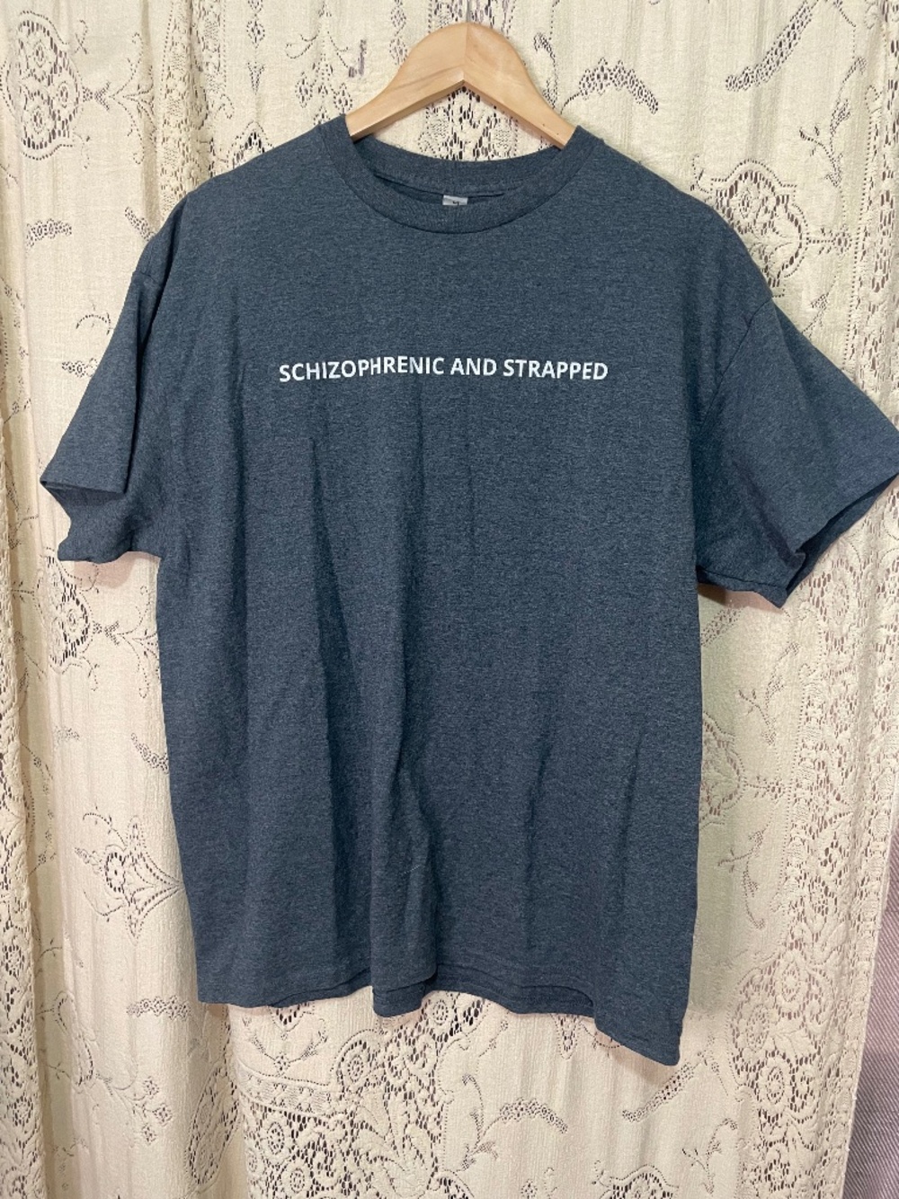 Gildan: schizophrenic and strapped tee